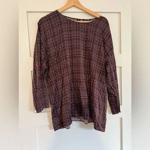 Eileen Fisher silk top extra large.